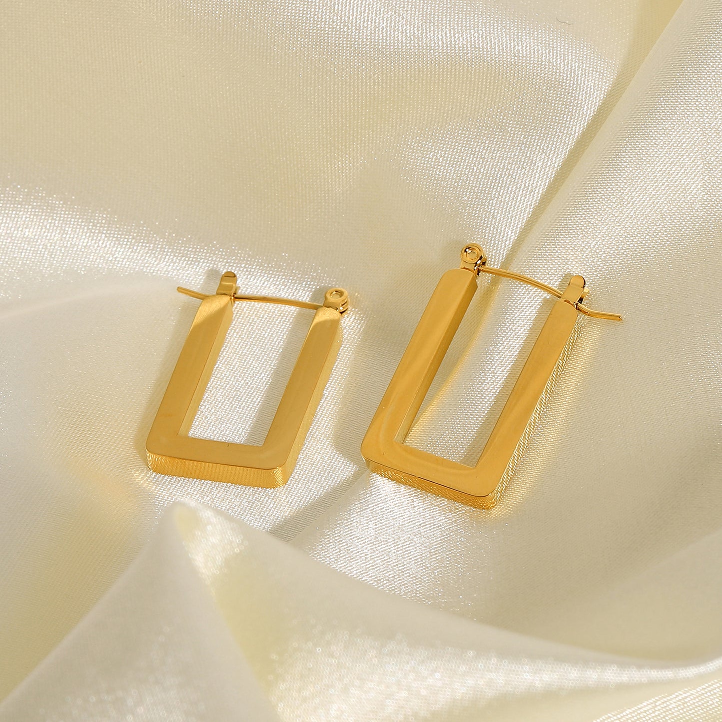 Geometric Hoop Earrings