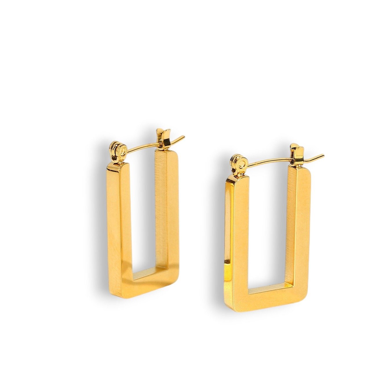 Geometric Hoop Earrings