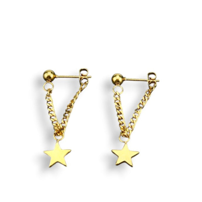 Star Dangle Earrings