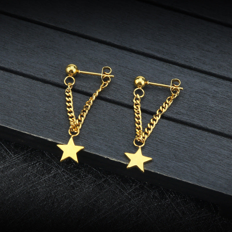 Star Dangle Earrings