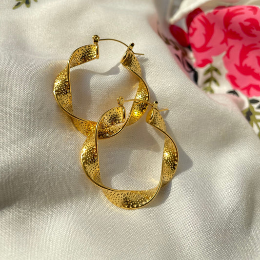 Irregular Gold hoops