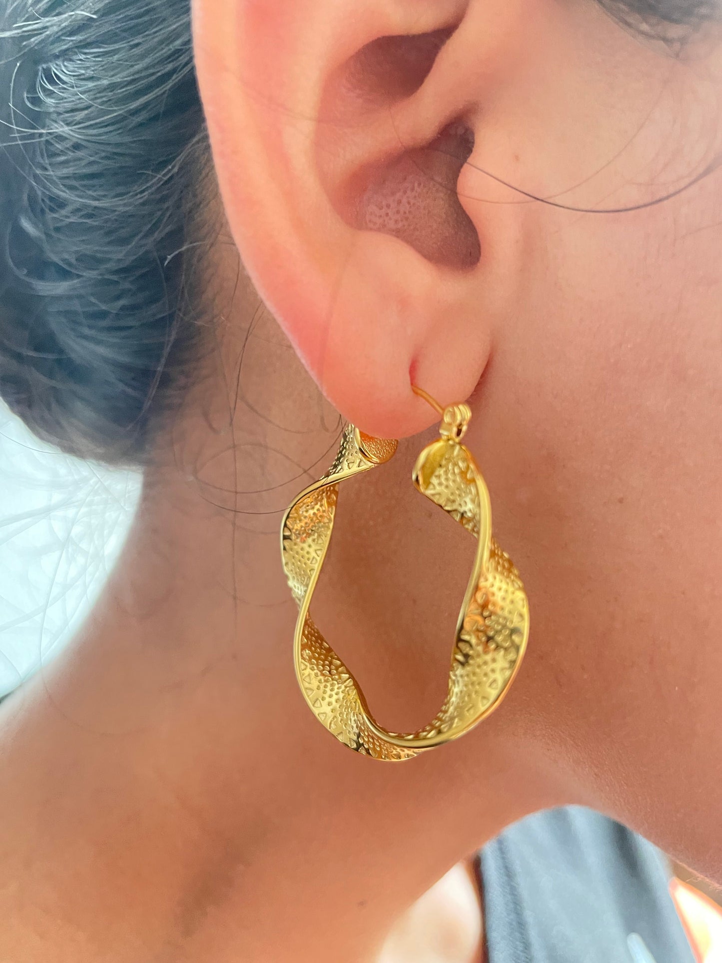 Irregular Gold hoops