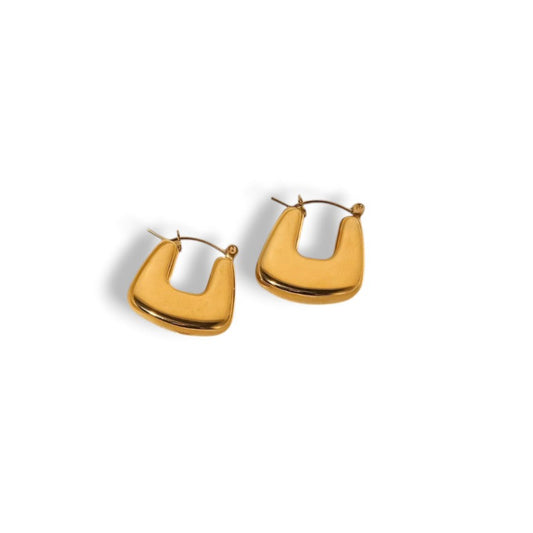 Rectangular Hoop Earrings