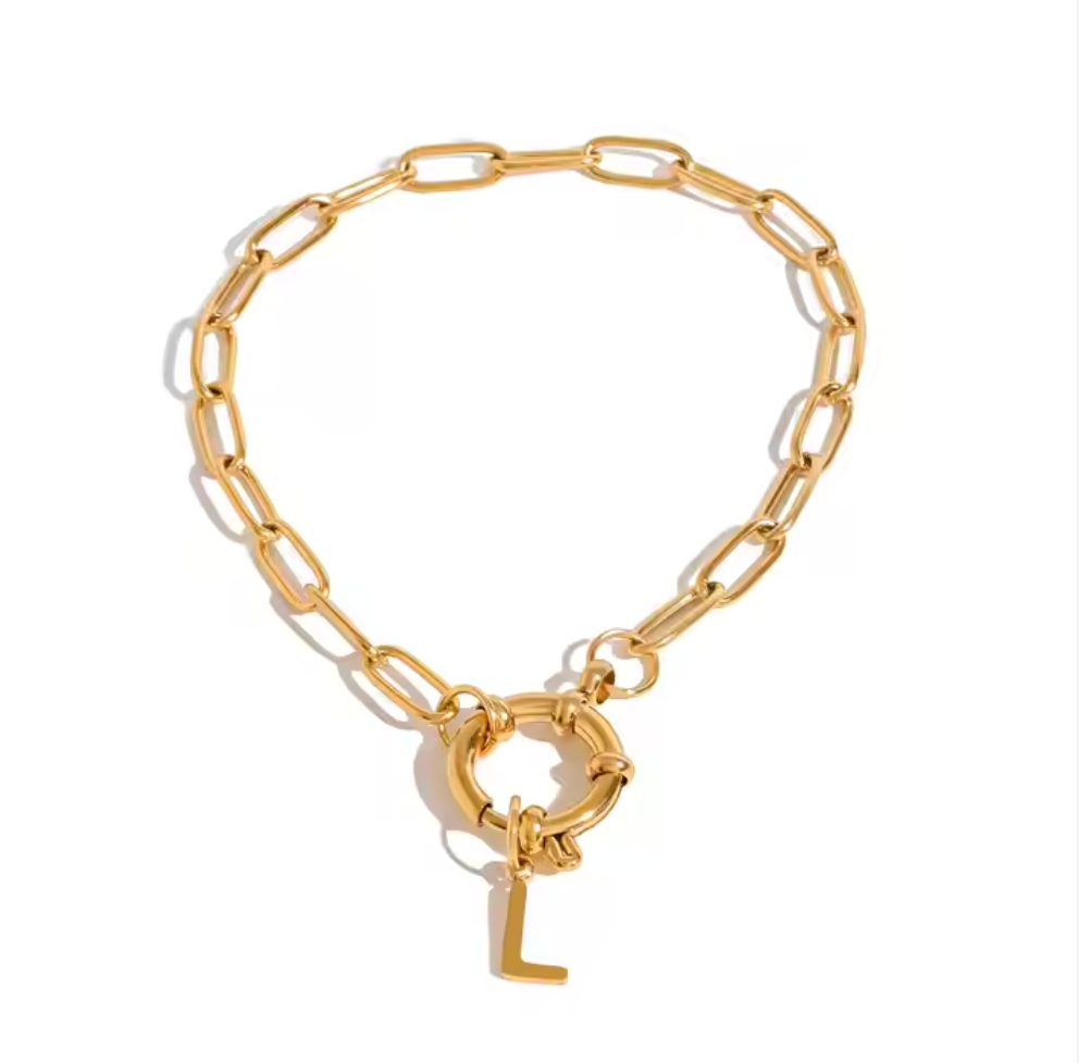 Gold Open Bracelet