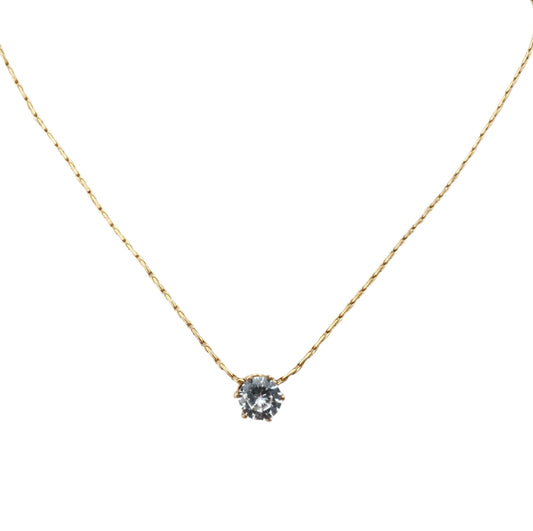 Minimalist Zirconia Necklace