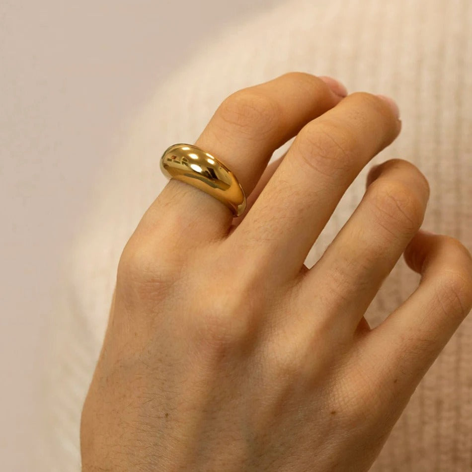 Dome Minimalist Ring