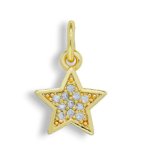 Star Pendant with Zircon